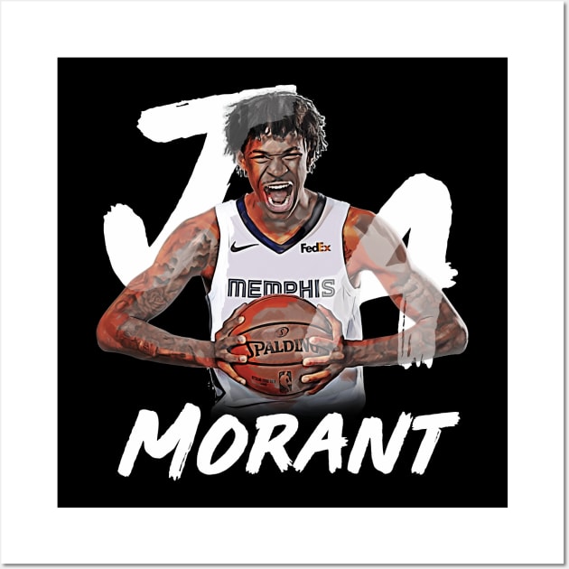 Ja Morant Wall Art by edbertguinto